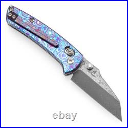 Kansept Little Main Street Folding Knife Timascus Handle Damascus K2015V3