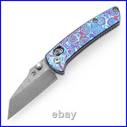 Kansept Little Main Street Folding Knife Timascus Handle Damascus K2015V3