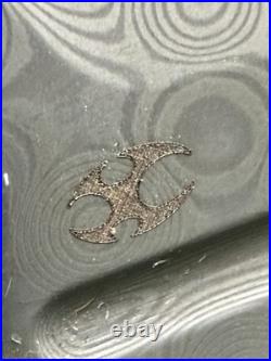 Kansept Orion Folding Knife Handle Damascus Clip Point K1089B2