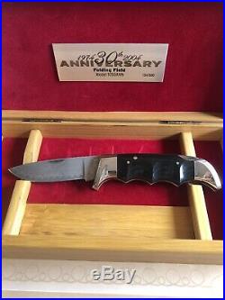 Kershaw 1050ANN 30th Anniversary 154/500 Damascus Folding Field Knife Unused