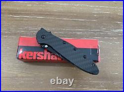 Kershaw 1660cfdam Leek Assisted Knife Cf Damascus Steel 3 Blade