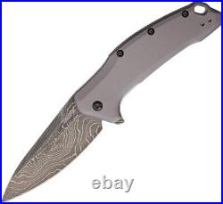Kershaw 1776GRYDAM Gray Damascus Link Assisted Open Folding Knife