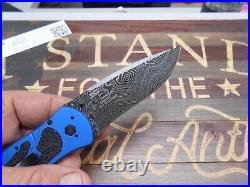 Kershaw Blur 1670NBDAM Assisted Open Pocket Knife Plain Edge Damascus Blade