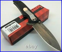 Kershaw Damascus Skyline 1760DAM Plain Edge Blade Folding Knife NIB Discontinued