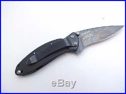 Kershaw Knives Ken Onion 1620DAMCKT Scallion Folding Knife 2.25 Damascus Blade