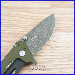 Kershaw Knockout A/O Folding Knife 3.5 Damascus Steel Blade Aluminum Handle