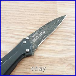 Kershaw Leek Framelock Folding Knife 3 Damascus Steel Blade Stainless Handle