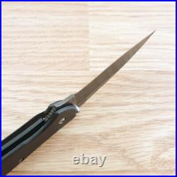 Kershaw Leek Framelock Folding Knife 3 Damascus Steel Blade Stainless Handle