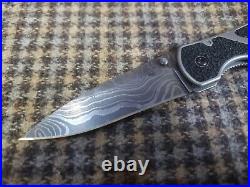 Kershaw Salvo 2445DAM Damascus Pocket Knife Edge Blade USA