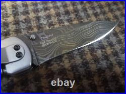 Kershaw Salvo 2445DAM Damascus Pocket Knife Edge Blade USA