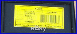 Kizer 3488d2 Mini C01c Folding Knife Damascus Steel Titanium Handle # 232 Of 250