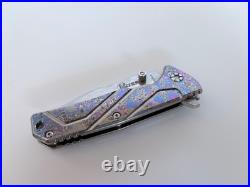 Kizer Ki3302B2 Folding Knife Anodized Titanium VG-10 Damascus OG