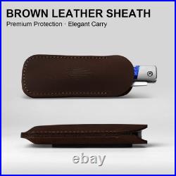 Kizer Little Grand EDC Folding Knife M390 Blade Titanium Damascus Handle Limited