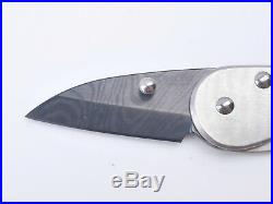 Kyocera Ceramic 1.5 Blade Folding Pocket Knife Damascus Carbon Fiber Japan