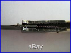 LOYD McCONNELL MODEL A FOLDING KNIFE with a DAMASCUS BLADE New Old Stock