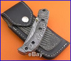 Large Full Damascus Steel Handle Folding Pocket Knife Liner Lock FS296Z-2