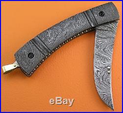 Limited Edition Full Damascus Steel Liner Lock Folder Folding Knife LE801Z-2