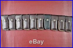 Lot Of 10 Handmade Damascus Folding knife With Color bone Handle W. 1765