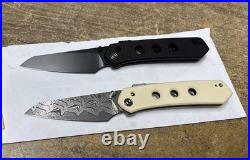Lot Of 2 Civivi Vision FG Superlock Damascus Folding Knife Blade Brand New