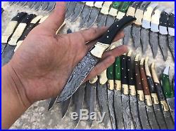 Lot Of (50) Hande Made Damascus Folding Knives For Retailers