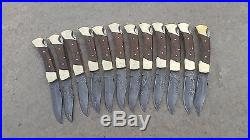 Lot of (12) Damascus folding knife for Retailers KM-102