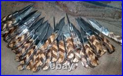 Lot of 20 PCS Damascus Handmade Back Lock Folding Pocket knife Camping Hunting