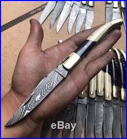 Lot of (25) Damascus Laguiole folding knife for Retailers RK-4283