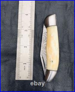 Lot of 30 Custome Handmade Damascus Steel folding knife with bone & horn handle