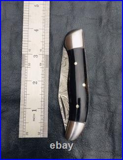 Lot of 30 Custome Handmade Damascus Steel folding knife with bone & horn handle