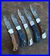 Lot-of-5-piece-Custom-Hand-Made-Damascus-Steel-Blade-Folding-Pocket-knife-005-01-hf
