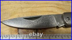 Lot of 8 Kriegar KG174 DamascUS Folding Pocket Knife