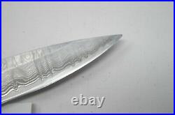 MCUSTA Paten Bamboo Folding Knife Beautiful Damascus Steel Made in Japan F/S