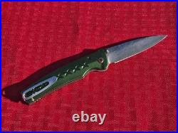 MCUSTA Seki Japan MC163D Green Japanese Bushi Sword VG-10 Damascus Folding Knife