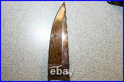 Mackrill & Son Custom Folding Damascus Knife From Republic of South Africa