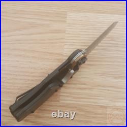 Mantis Gearhead Folding Knife 3 Damascus Steel Tanto Blade Carbon Fiber Handle