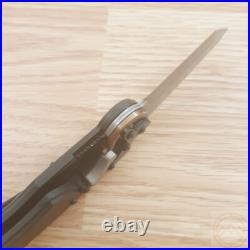 Mantis Gearhead Folding Knife 3 Damascus Steel Tanto Blade Carbon Fiber Handle