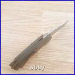 Mantis Gearhead Folding Knife 3 Damascus Steel Tanto Blade Carbon Fiber Handle