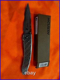 McCusta Large Nami Damascus Folder, Razor Sharp Japanese Perfection, Mint
