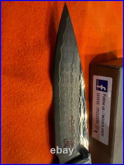 McCusta Large Nami Damascus Folder, Razor Sharp Japanese Perfection, Mint