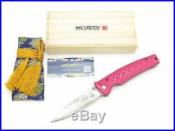 Mcusta 2019 Custom Japanese Bushi Sword Seki Japan Damascus Folding Pocket Knife