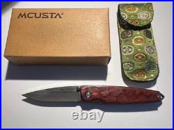 Mcusta MC-0078D SHINRA EMOTION? Tsuchi? Damascus Blade Stamina Wood Handle