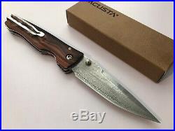 Mcusta MC-0122DR Damascus blade folding knife Seki-Japan