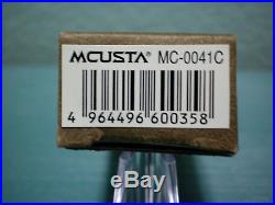 Mcusta MC0041C Katana Series Folding Linerlock Knife Damascus Steel Blade Folder