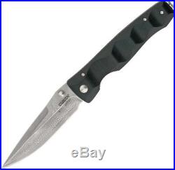 Mcusta MCU121D Black Micarta Damascus Tactility Folding Knife Pocket Folder