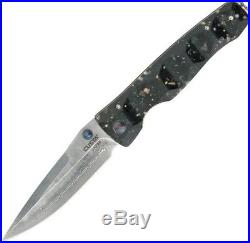 Mcusta MCU123D Damascus Tactility Linerlock Folding Knife Pocket Folder