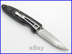 Mcusta Seki Japan Basic Mc-0013d Ebony & Vg-10 Damascus Folding Pocket Knife
