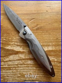 Mcusta Seki Japan Discontinued Kasumi MC-31D Damascus Folding Pocket Knife