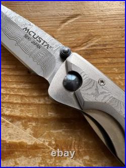 Mcusta Seki Japan Discontinued Kasumi MC-31D Damascus Folding Pocket Knife