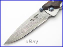Mcusta Seki Japan Kasumi Mc-71dr Vg-10 & Rosewood Damascus Folding Pocket Knife