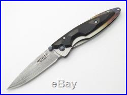 Mcusta Seki Japan Kasumi Mc-73d Ebony Wood Vg-10 Damascus Folding Pocket Knife